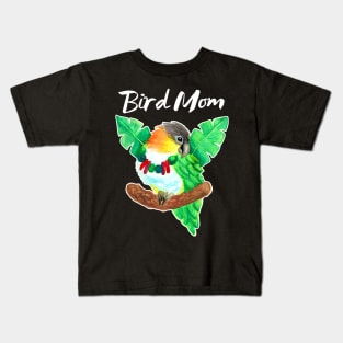 Caique Parrot Bird Mom Kids T-Shirt